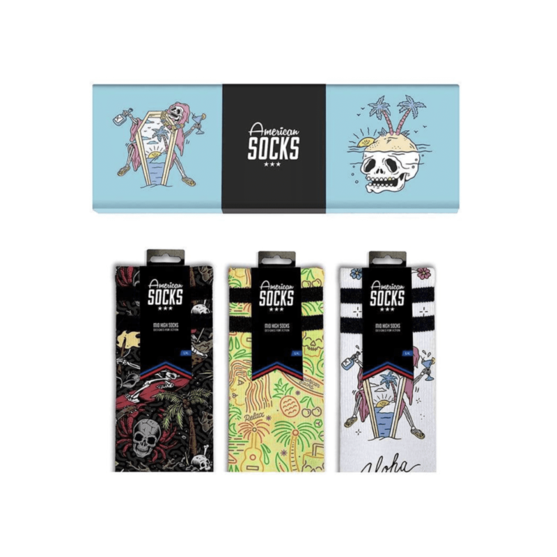 American Sock-Aloha - Giftbox-ASB015-1