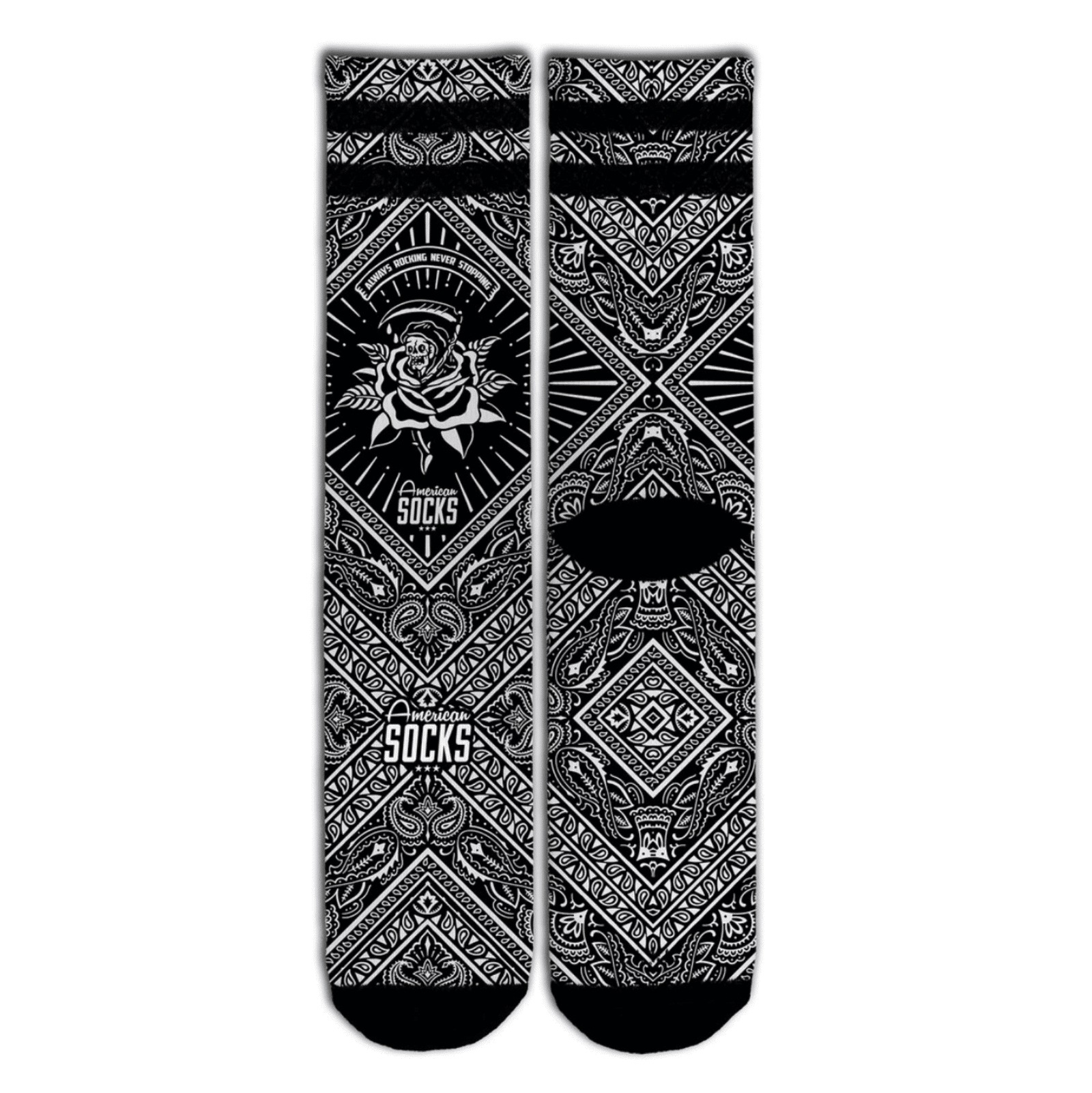 American Socks-Bandana - Mid High-AS134-1 American Socks-Bandana - Mid High-AS134-1