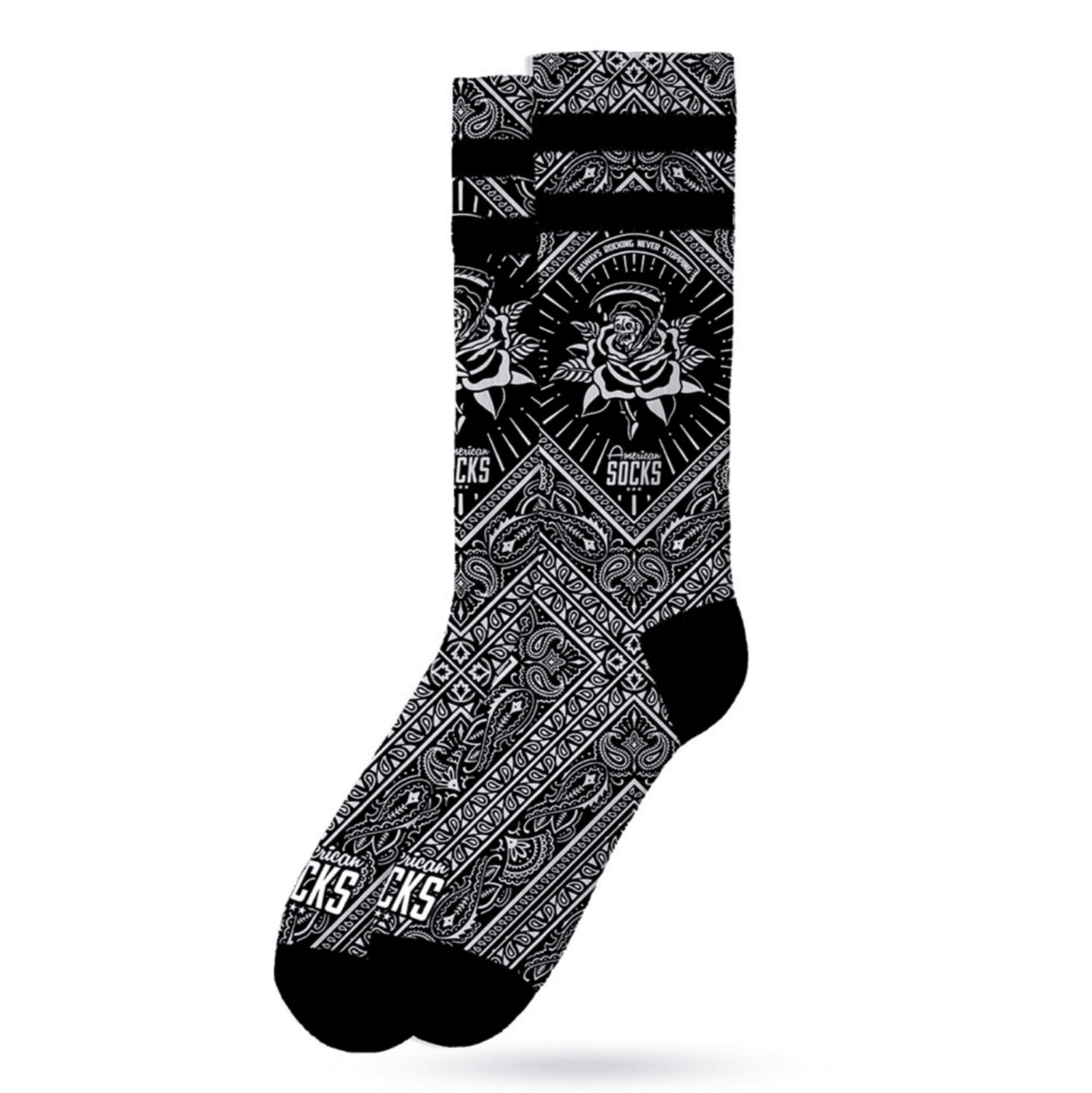 American Socks-Bandana - Mid High-AS134-2 American Socks-Bandana - Mid High-AS134-2
