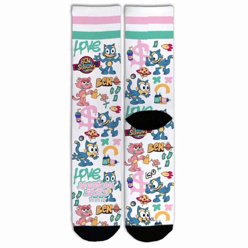 American Socks-Copy Cat – Mid High-AS198-1