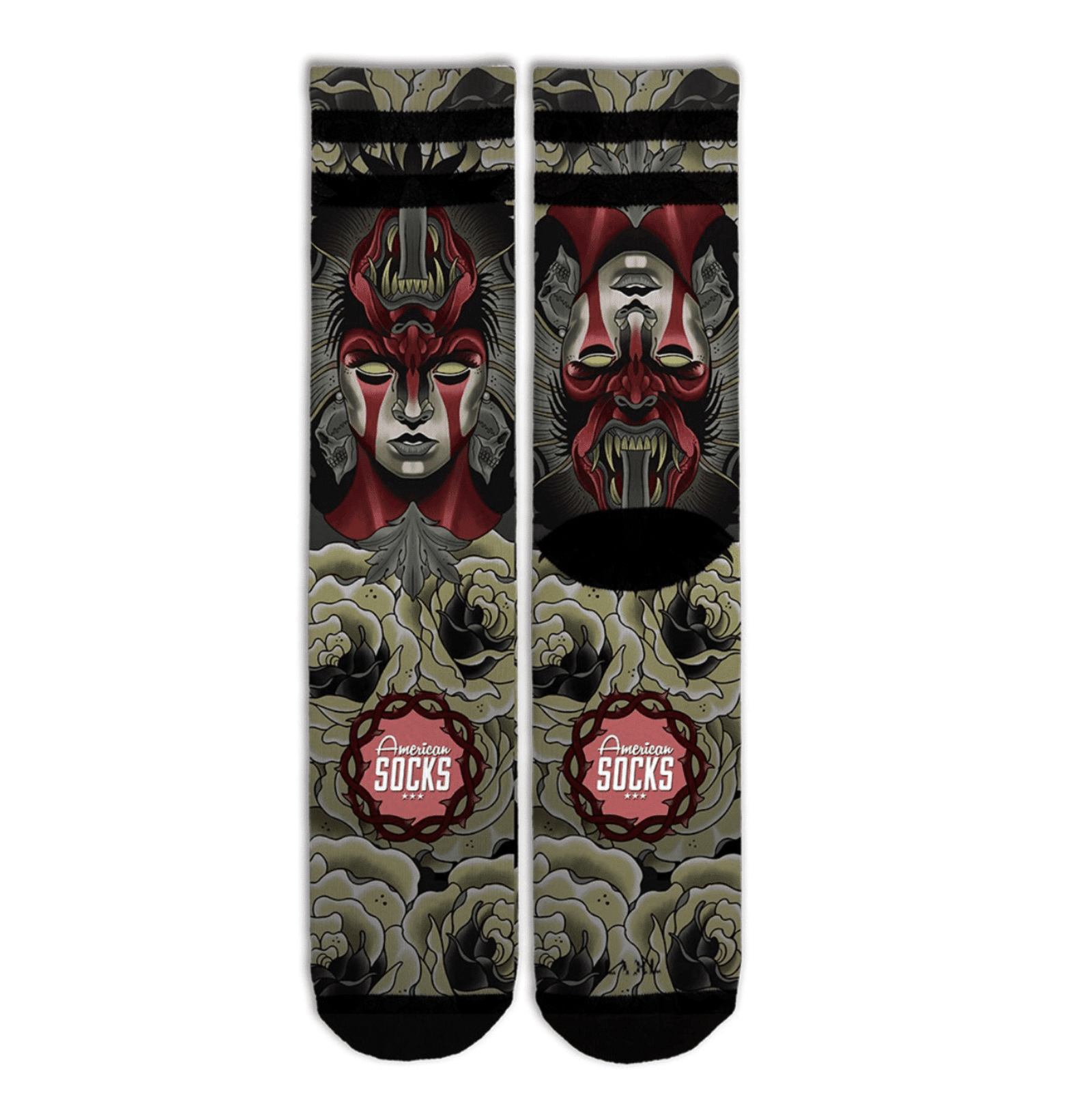 American Socks-Demon - Mid High-AS046-1 American Socks-Demon - Mid High-AS046-1