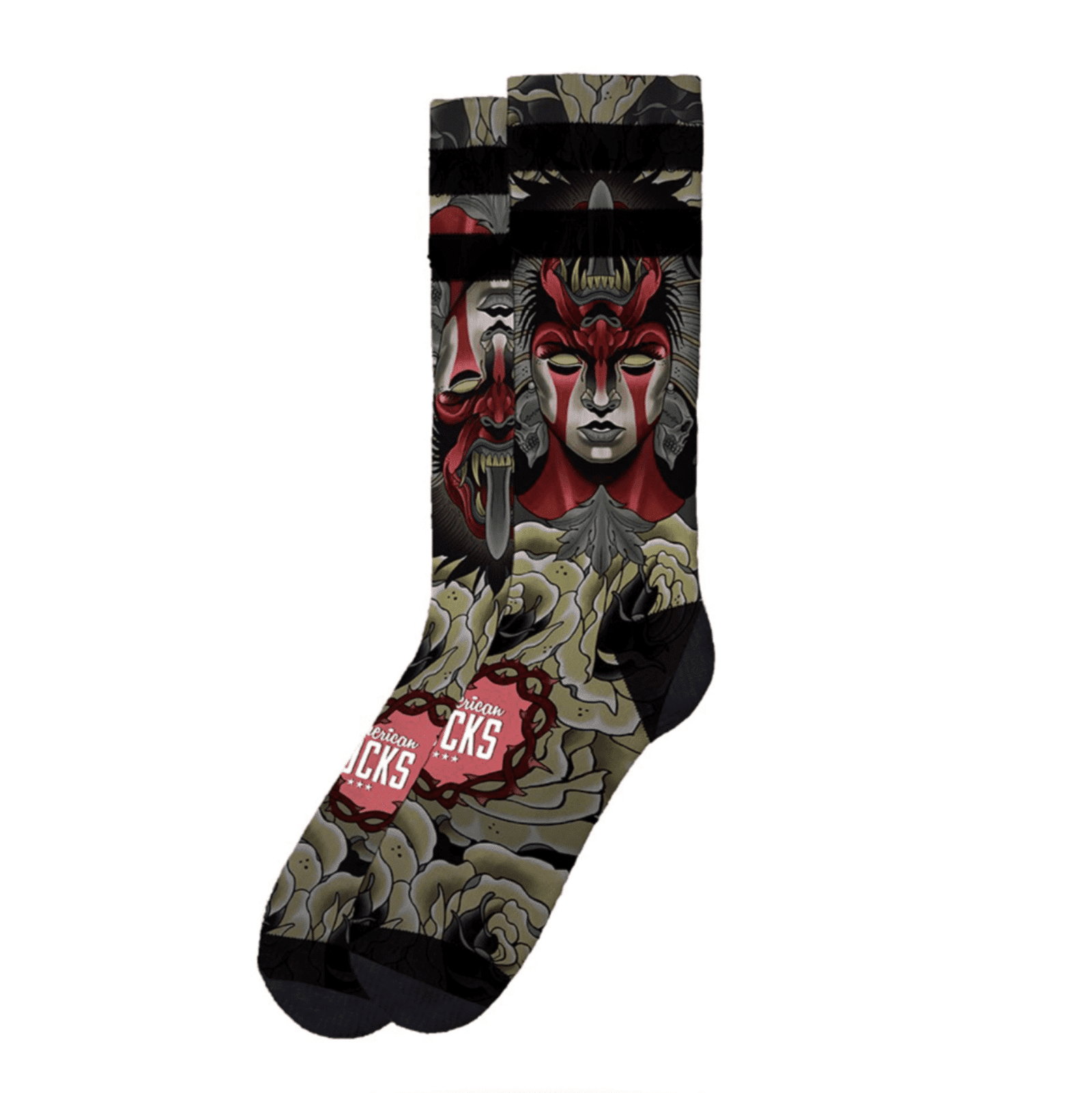 American Socks-Demon - Mid High-AS046-2 American Socks-Demon - Mid High-AS046-2