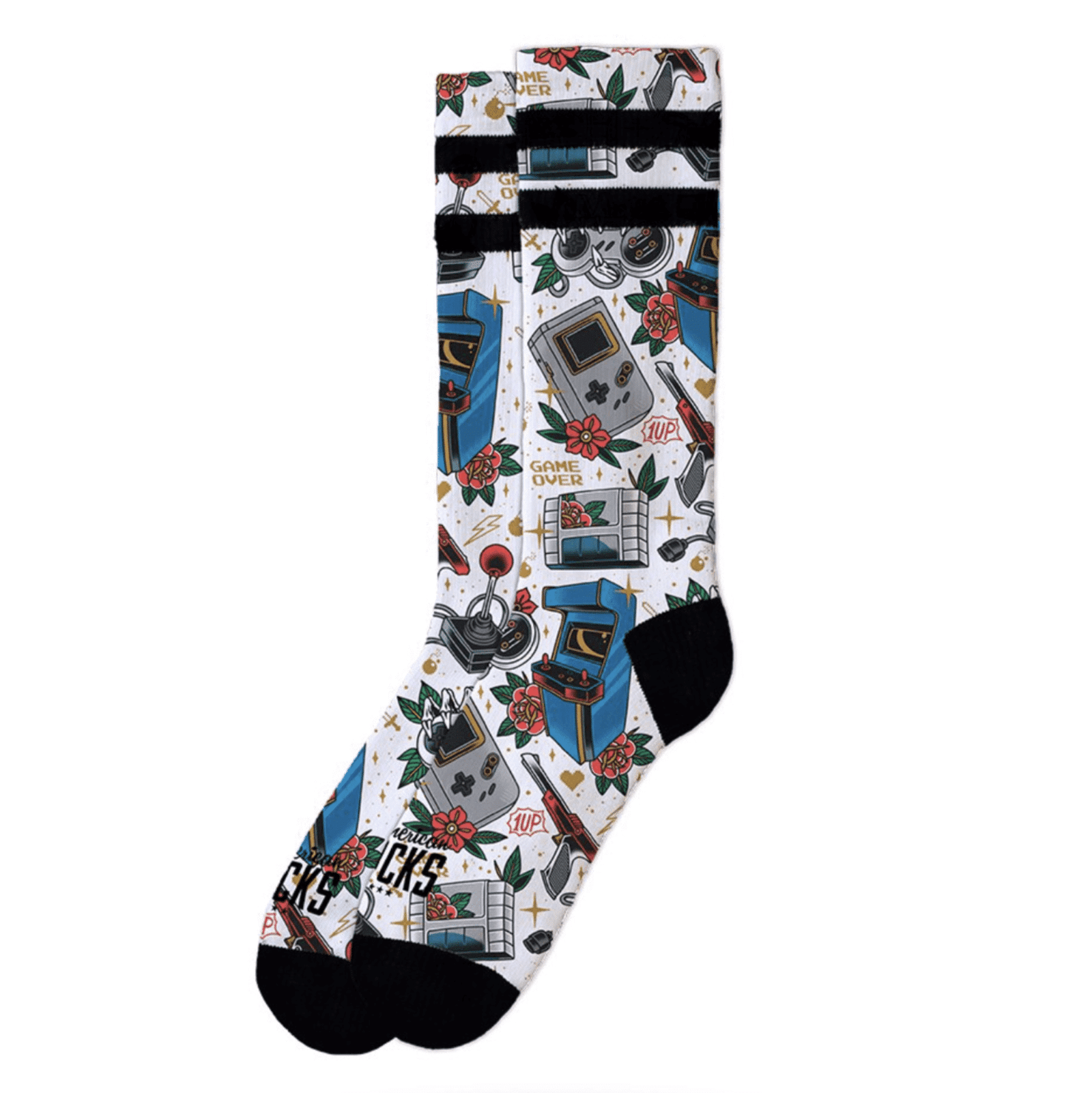 American Socks-Game Over - Mid High-AS135-2 American Socks-Game Over - Mid High-AS135-2