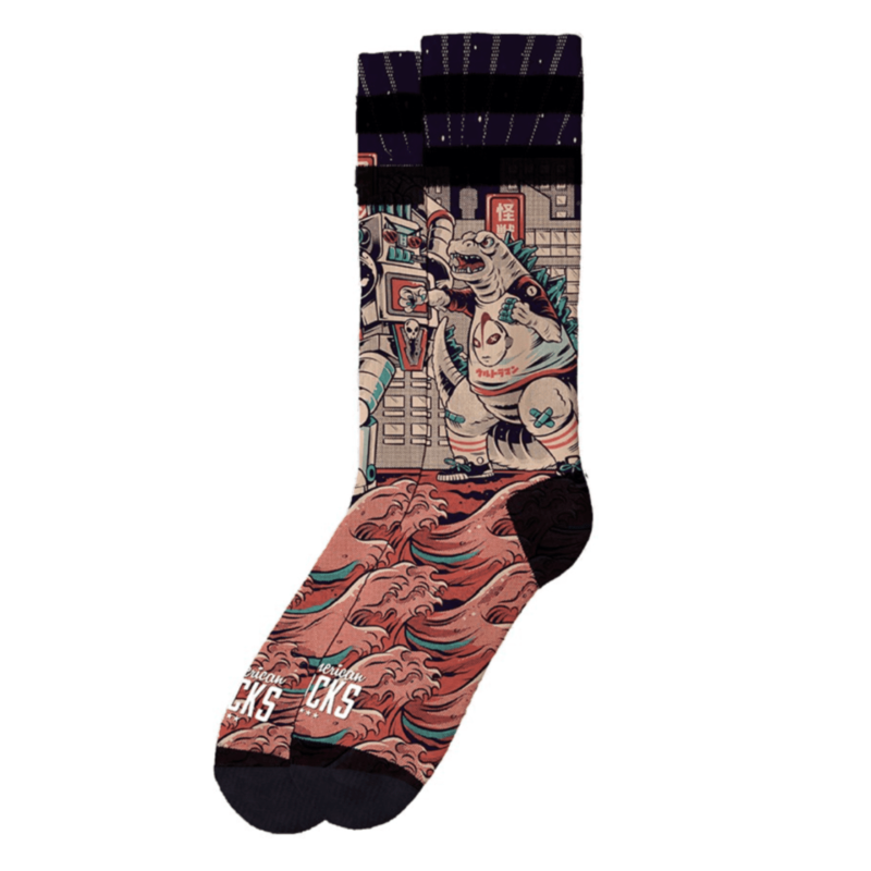 American Socks-Godzilla - Mid High-AS049-2