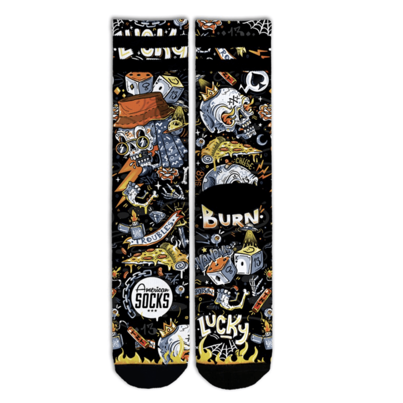 American Socks-Lucky Vandals - Mid High-AS095-1