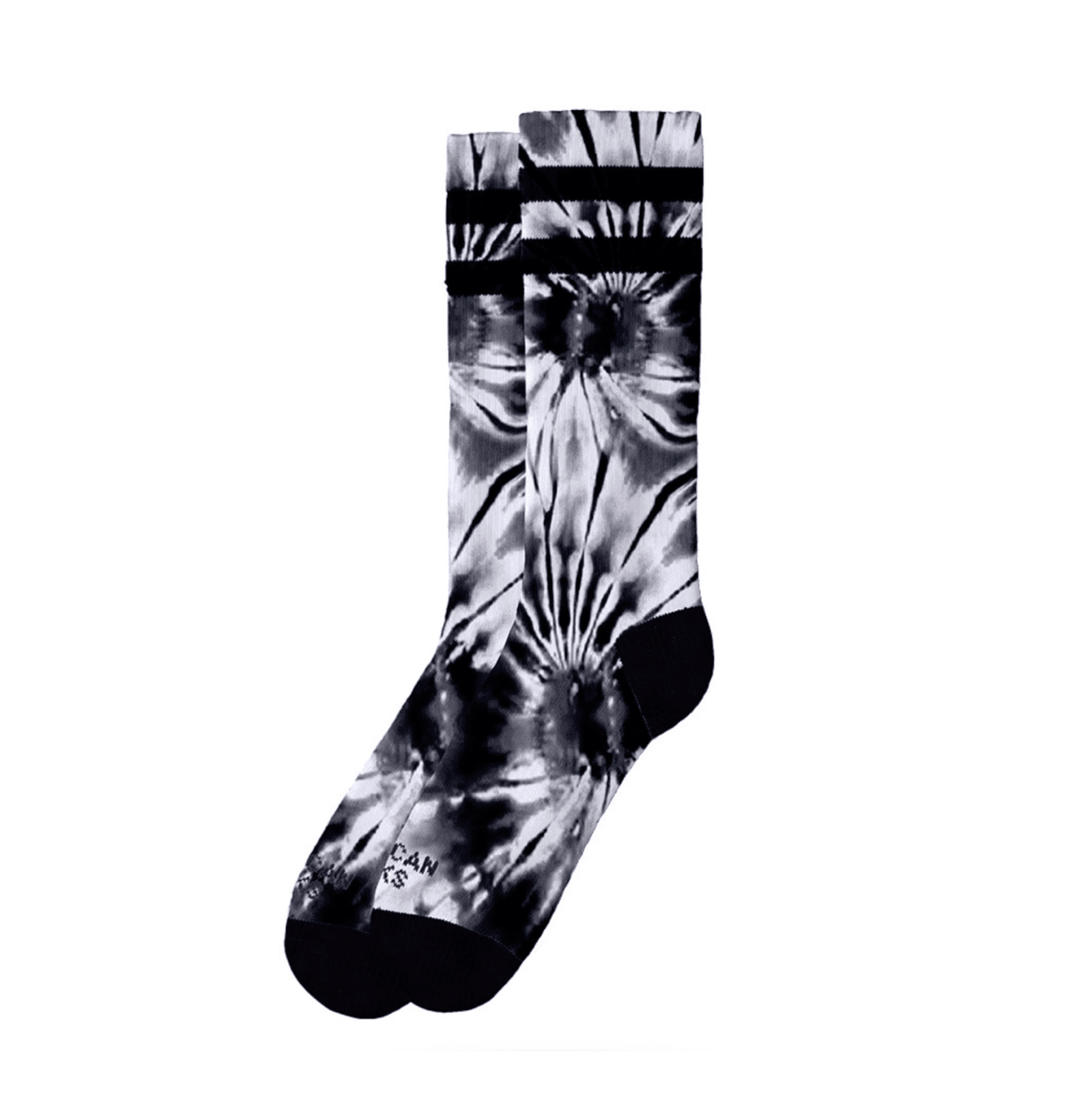 American Socks-Monochrome Tie Dye - Mid High-AS113 American Socks-Monochrome Tie Dye - Mid High-AS113