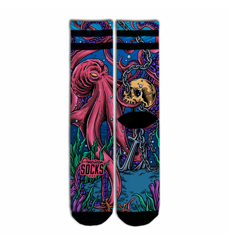 American Socks-Octopus – Mid High -AS197-1