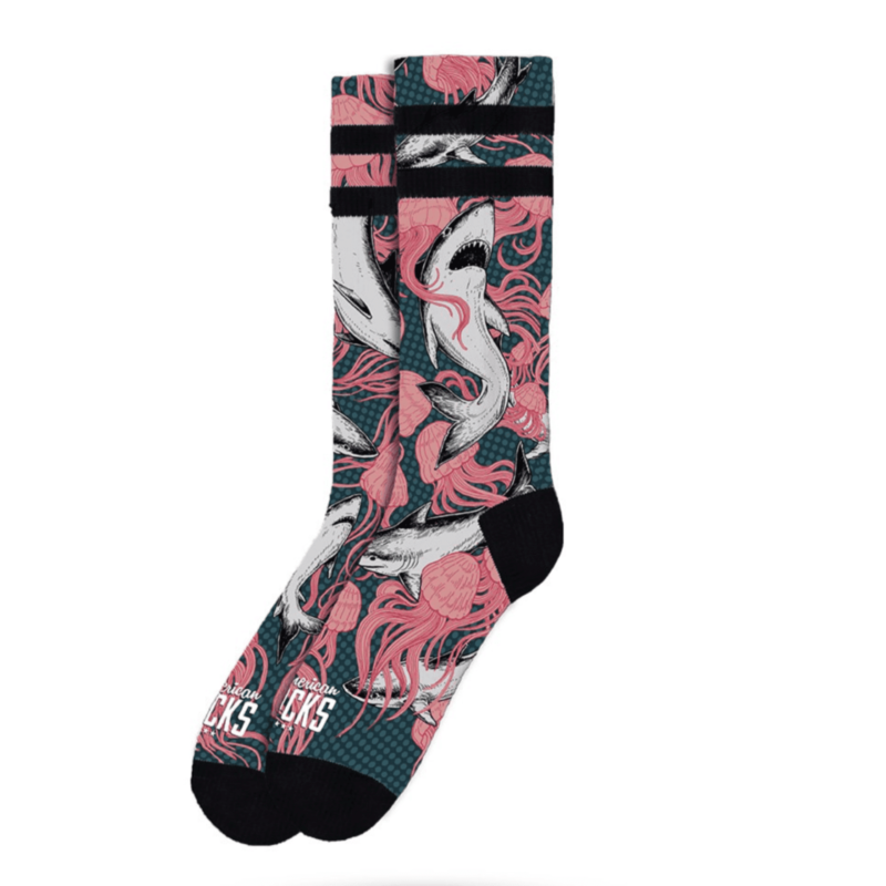 American Socks-Shark Attack - Mid High-AS076-2