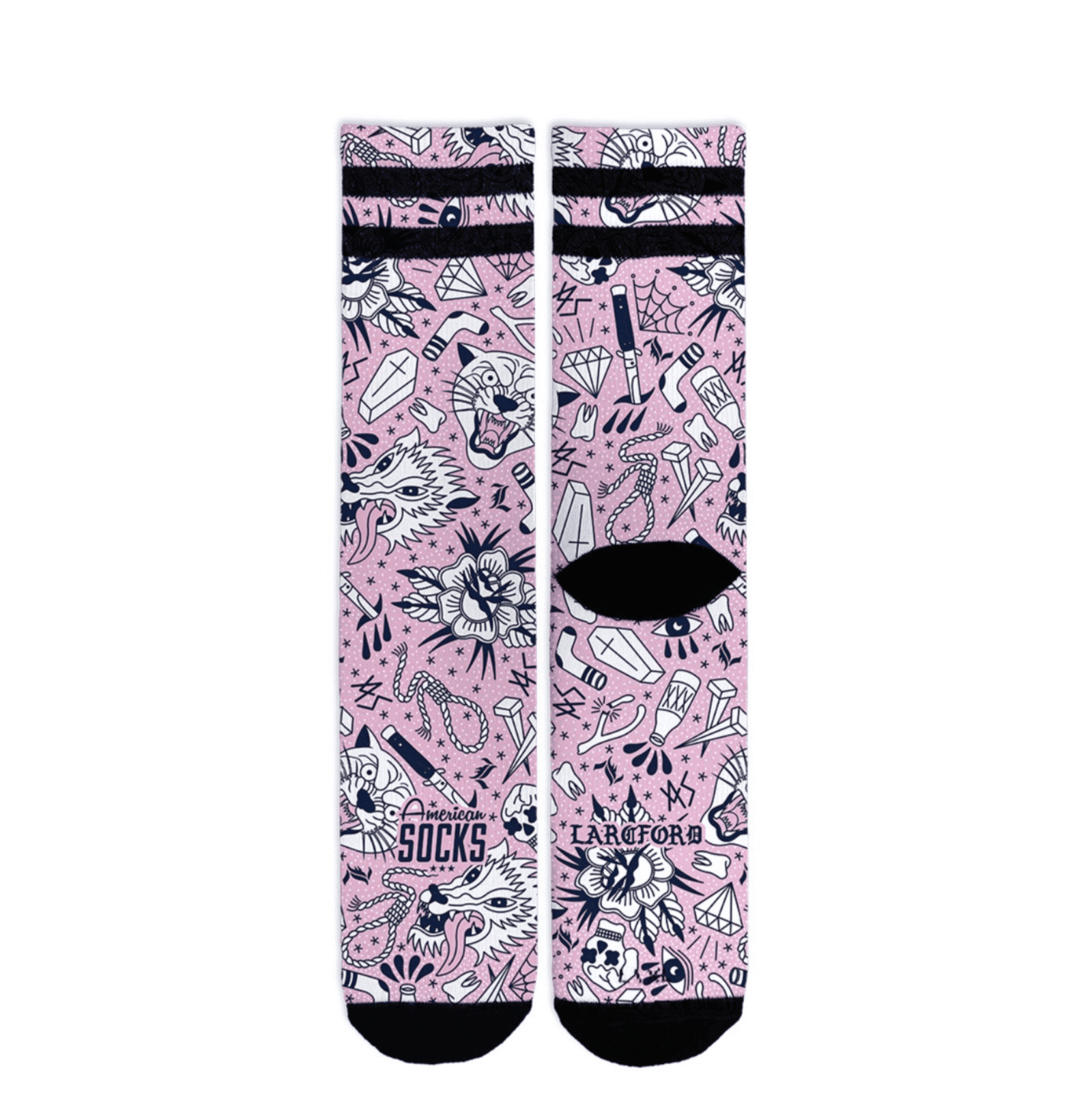 American Socks-Troublemaker - Mid High-AS094-1 American Socks-Troublemaker - Mid High-AS094-1