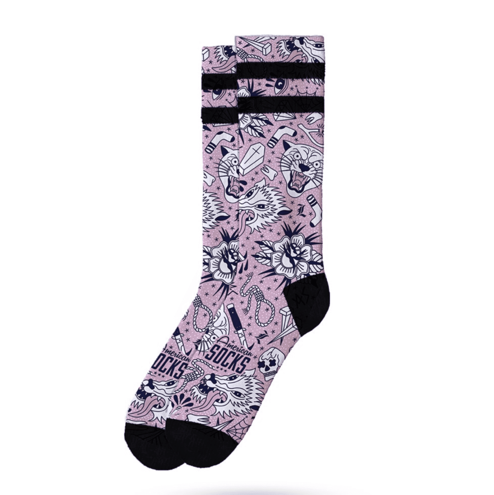 American Socks-Troublemaker - Mid High-AS094-2 American Socks-Troublemaker - Mid High-AS094-2