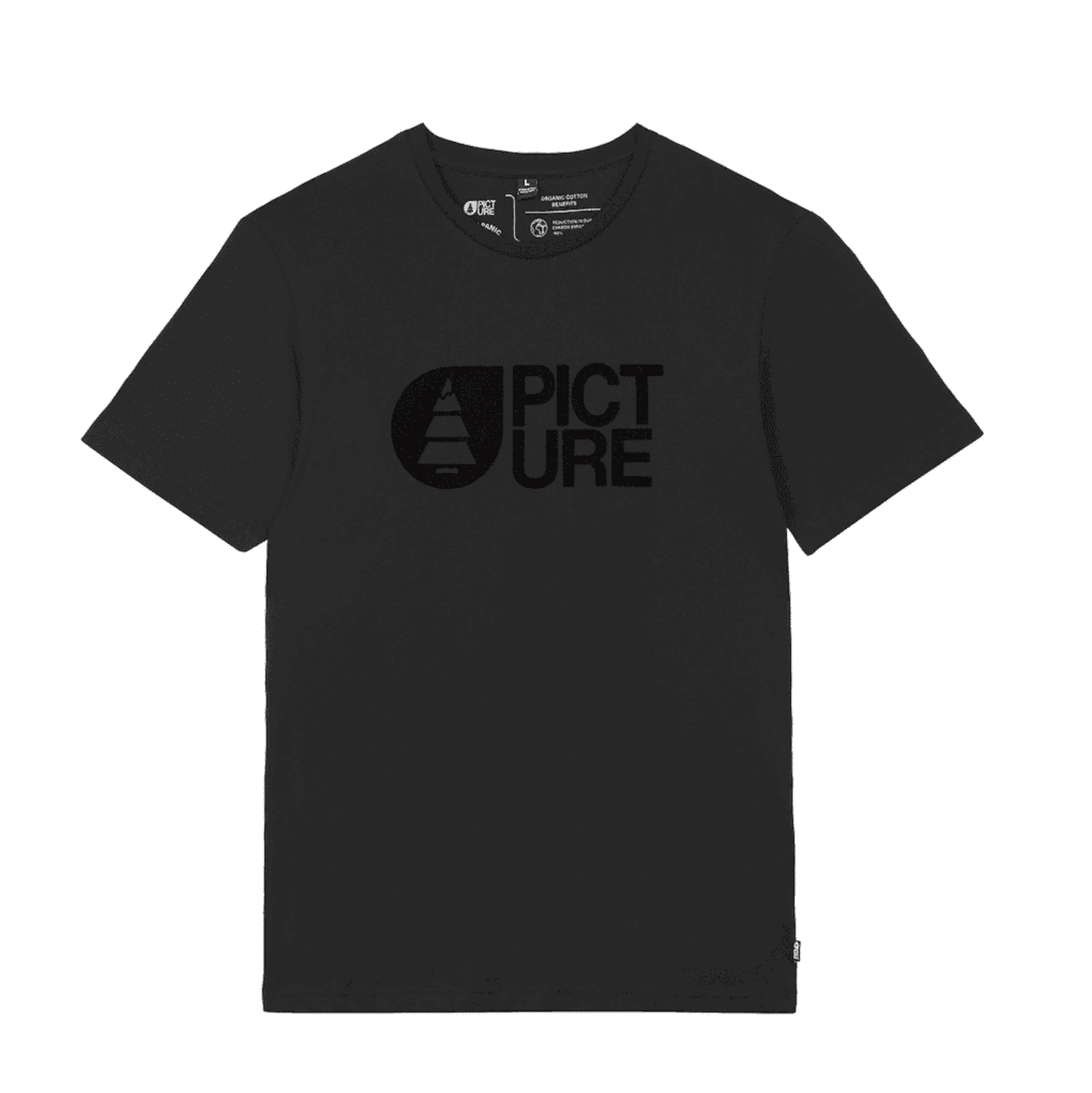 Picture Organic Clothing-Basement Flock Tee-MTS953-B-1 Picture Organic Clothing-Basement Flock Tee-MTS953-B-1