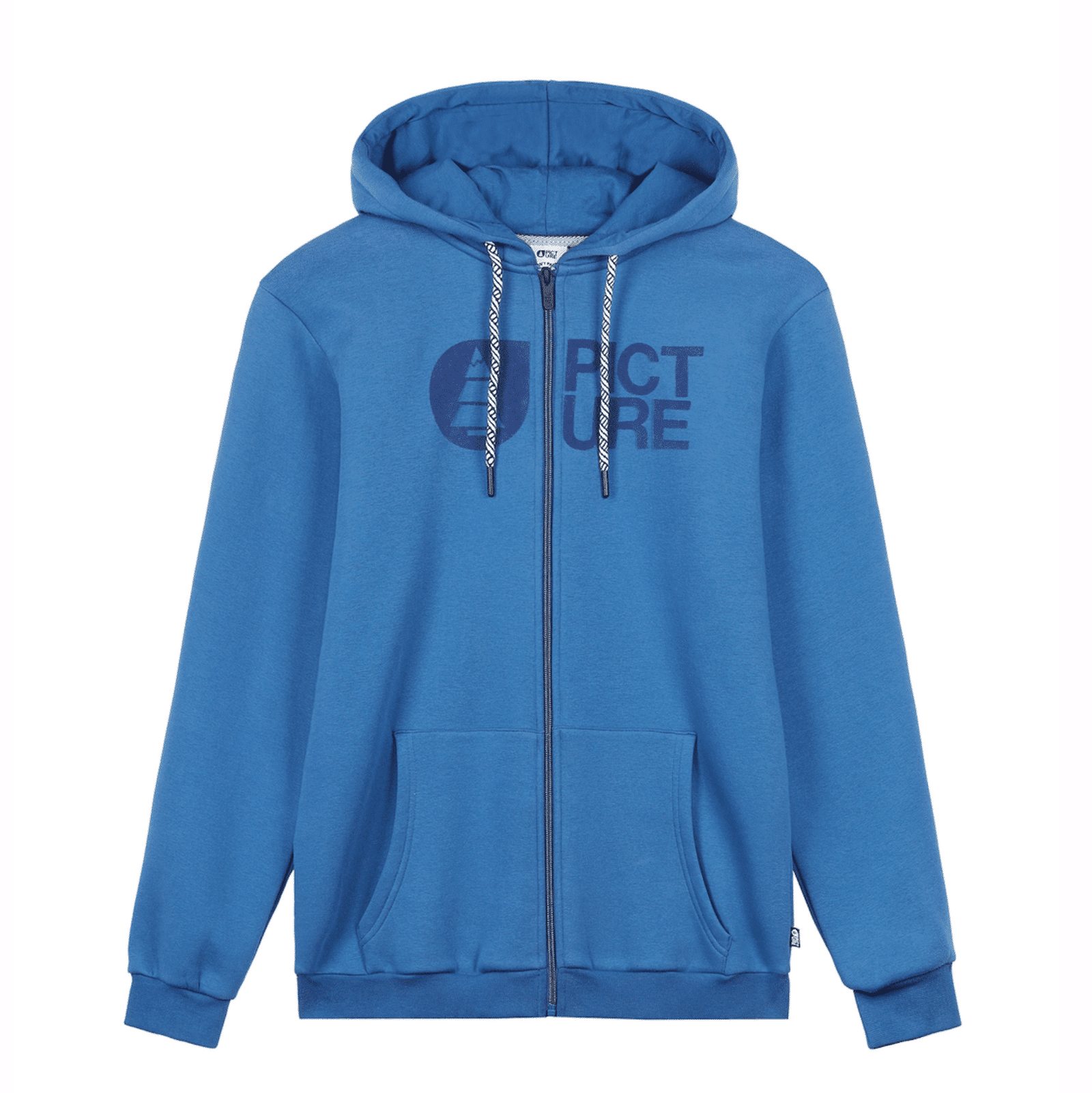 Picture Organic Clothing-Basement Flock Zip Hoodie-MSW364-B-1 Picture Organic Clothing-Basement Flock Zip Hoodie-MSW364-B-1