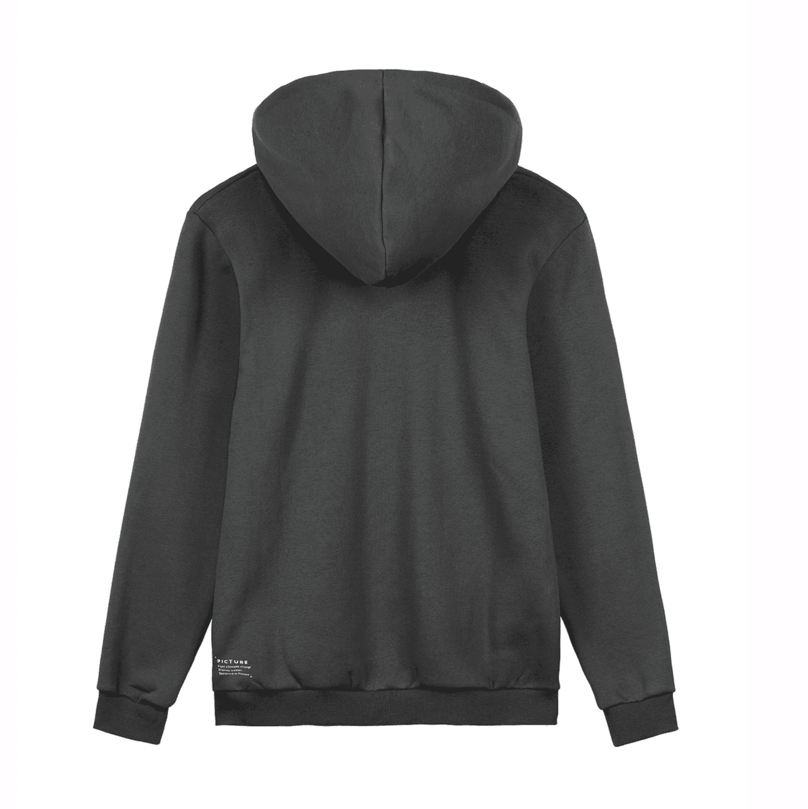 Picture Organic Clothing-Basement Flock Zip Hoodie-MSW364-C-2 Picture Organic Clothing-Basement Flock Zip Hoodie-MSW364-C-2