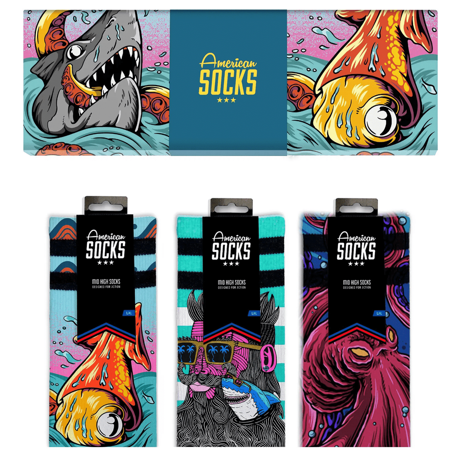 American Socks-Seacreature-ASB019 American Socks-Seacreature-ASB019