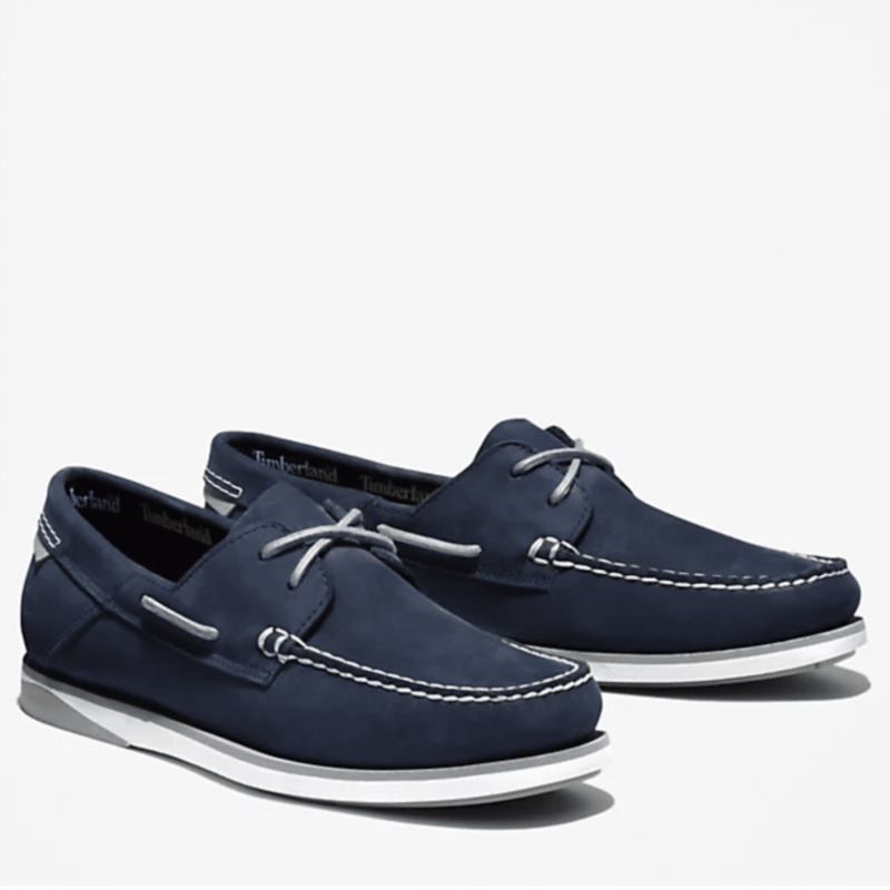 Timberand-Chaussure bateau Atlantis Break Pour Homme En Bleu-A416H-019-2