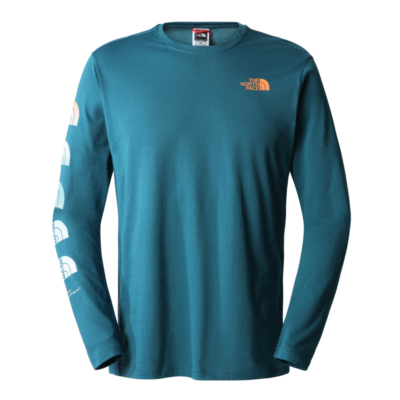 TNF_T-Shirt Graphic à Manches Longues_83FP_EFS_Blue_face